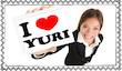 i love yuri stamp